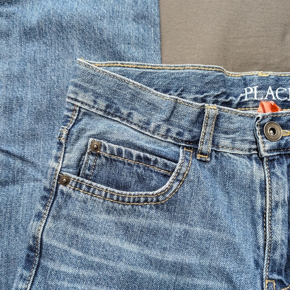 NWT The children's place boy straight leg blue jeans size 10 - Picture 2 of 7